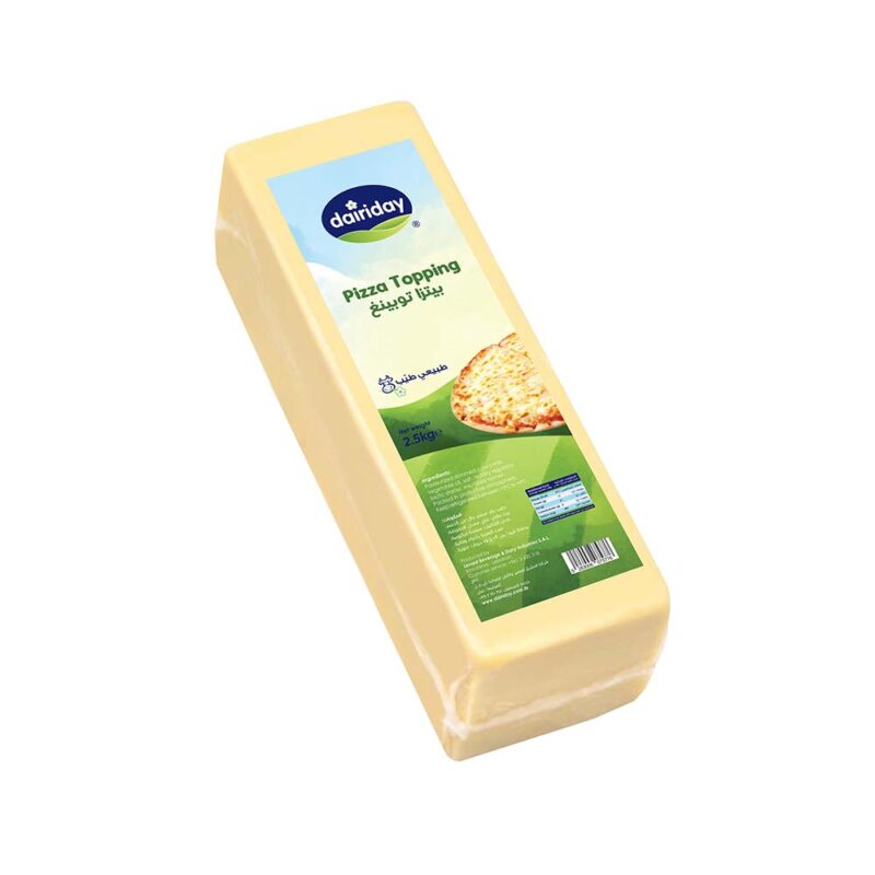Dairiday Pizza Topping Block 2.5kg - Cheese Dairy Lebanon