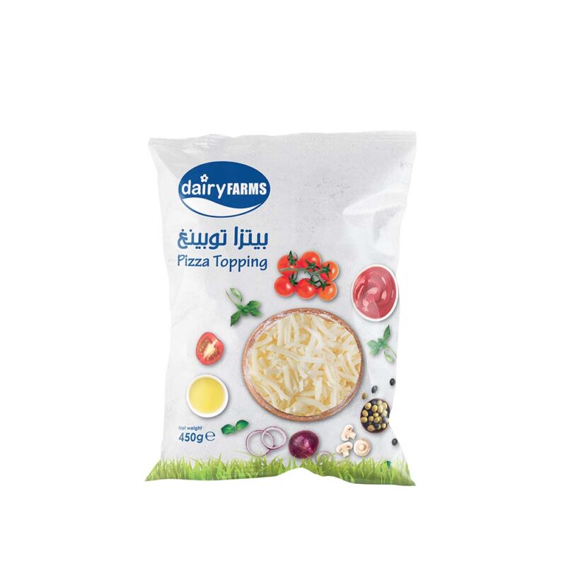 Dairy Farms Shredded Pizza Topping 450g - Cheese Dairy Lebanon