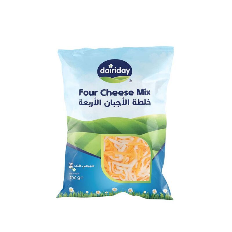 Dairiday Shredded Four Cheese Mix 700g - Cheese Dairy Lebanon