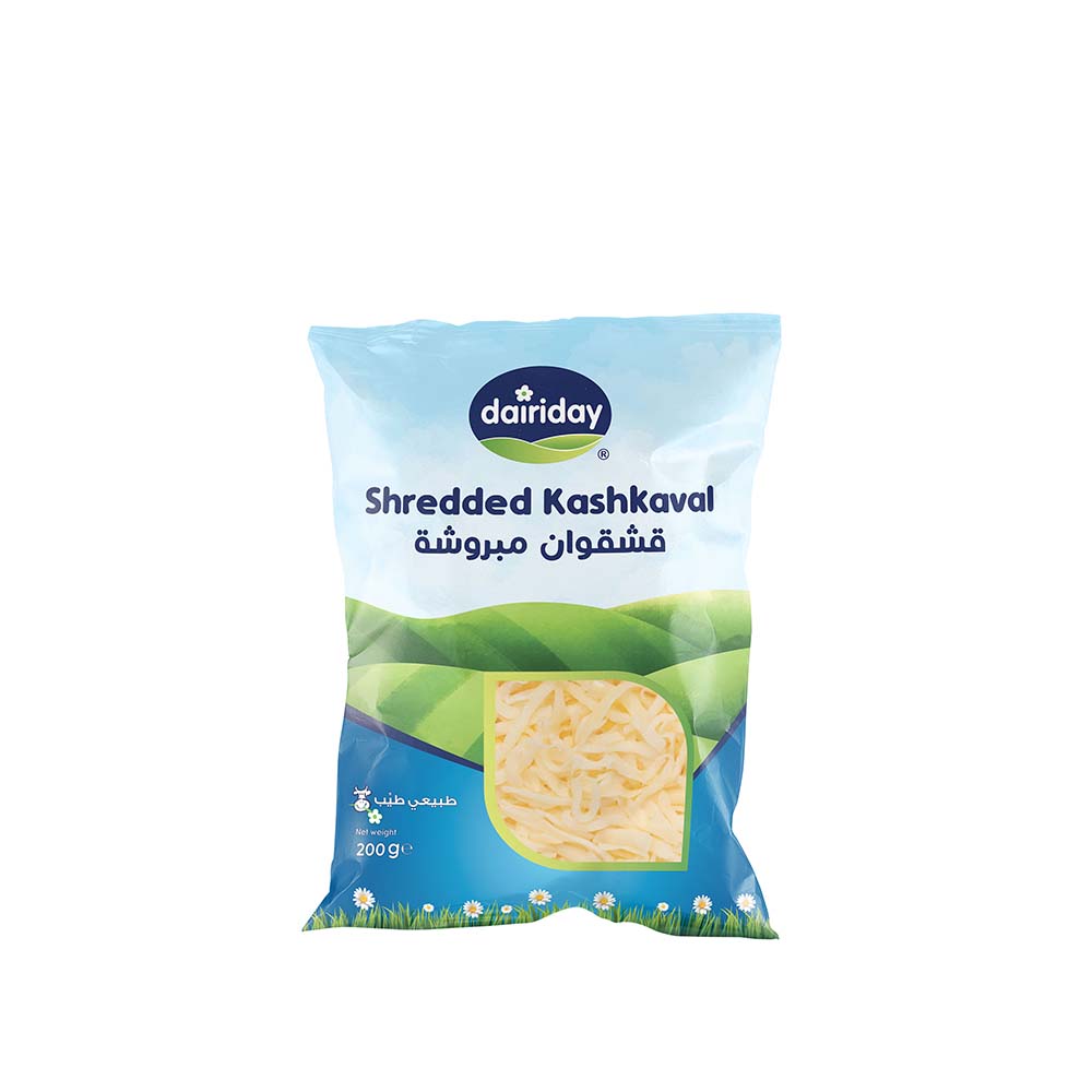 Dairiday Shredded Kashkaval 200g - Cheese Dairy Lebanon