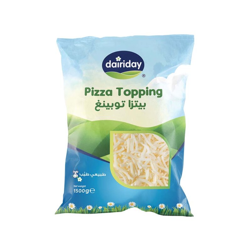 Dairiday Shredded Pizza Topping 1500g - Cheese Dairy Lebanon