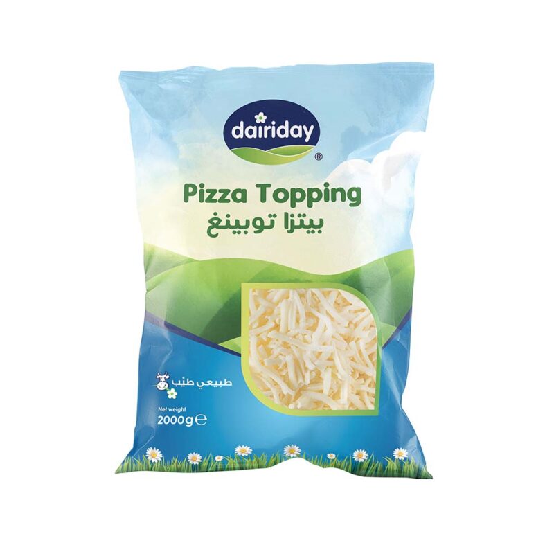 Dairiday Shredded Pizza Topping 2000g - Cheese Dairy Lebanon