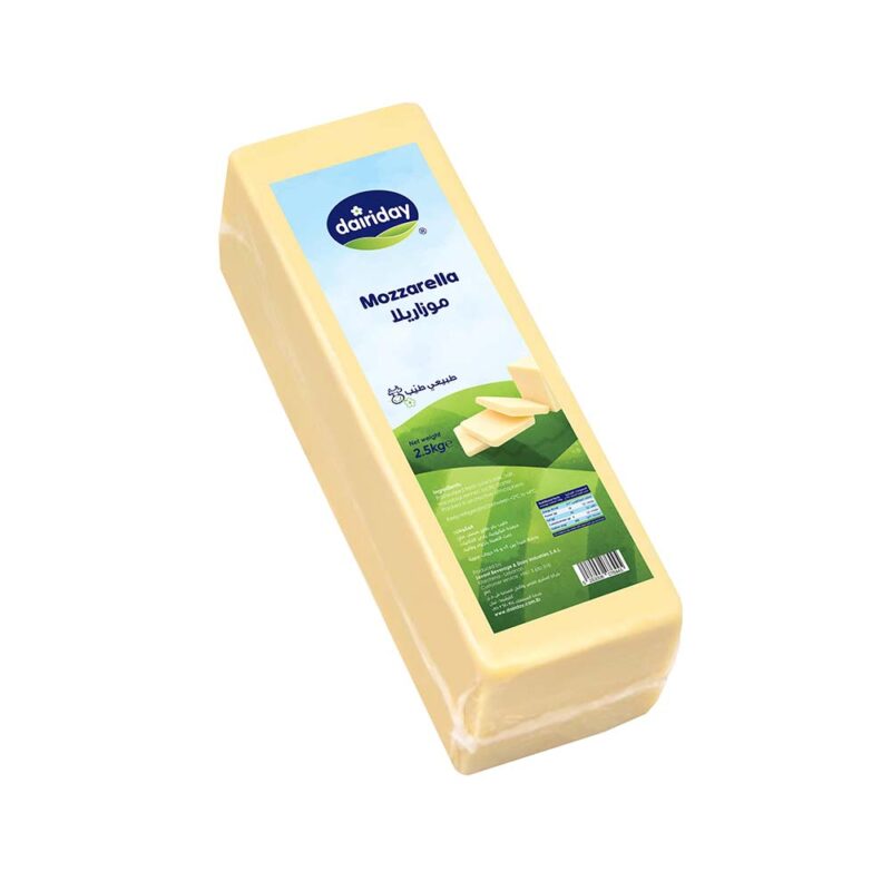 Dairiday Mozzarella Block 2.5kg - Cheese Dairy Lebanon