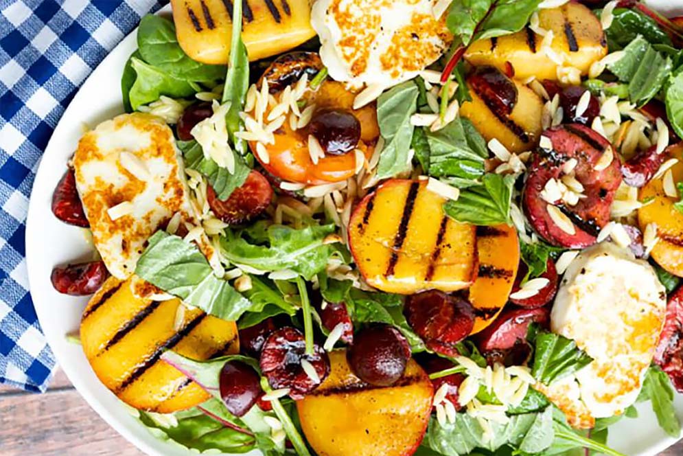 Dairiday recipe Fruity Halloumi Salad