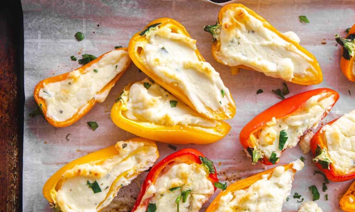 Dairiday recipe Cheese Stuffed Sweet Peppers