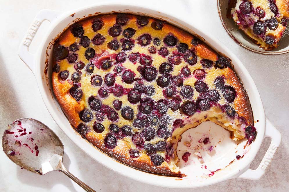 Dairiday recipe Clafoutis Berries