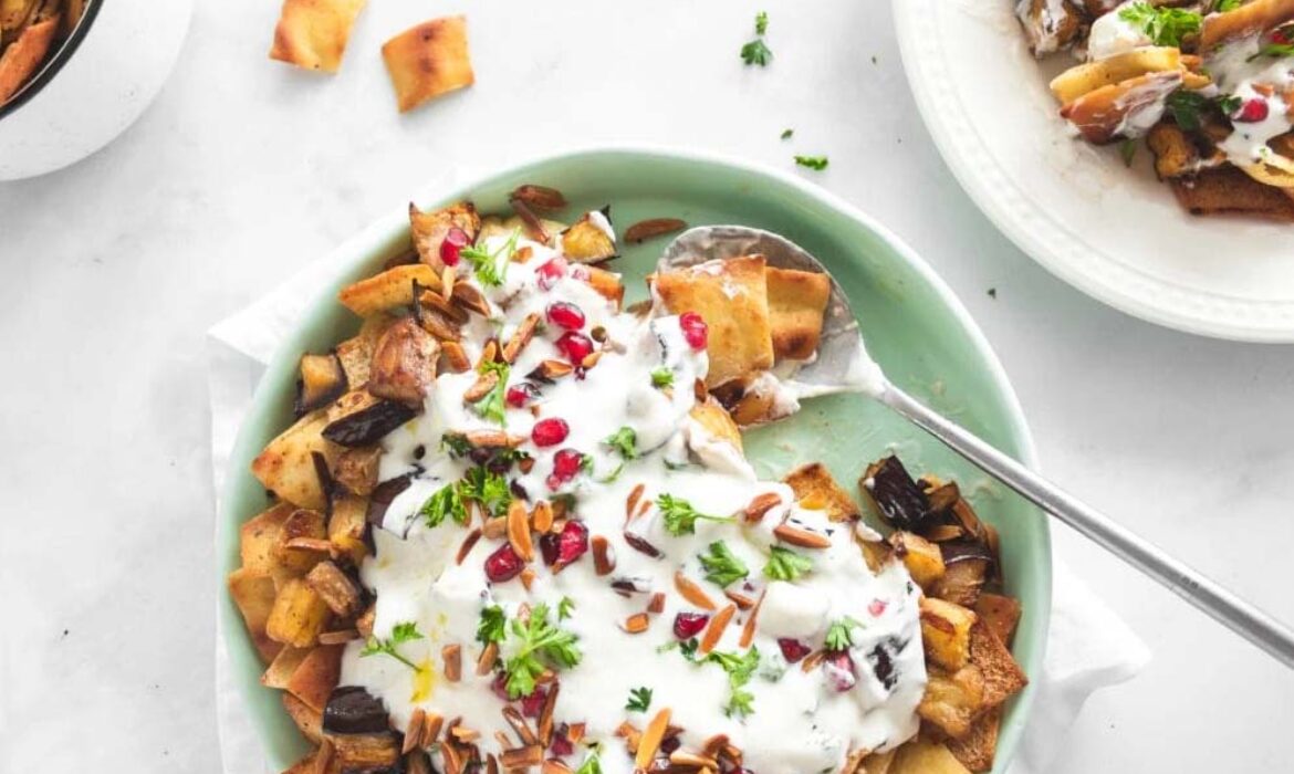 Dairiday recipe Eggplant Fatteh