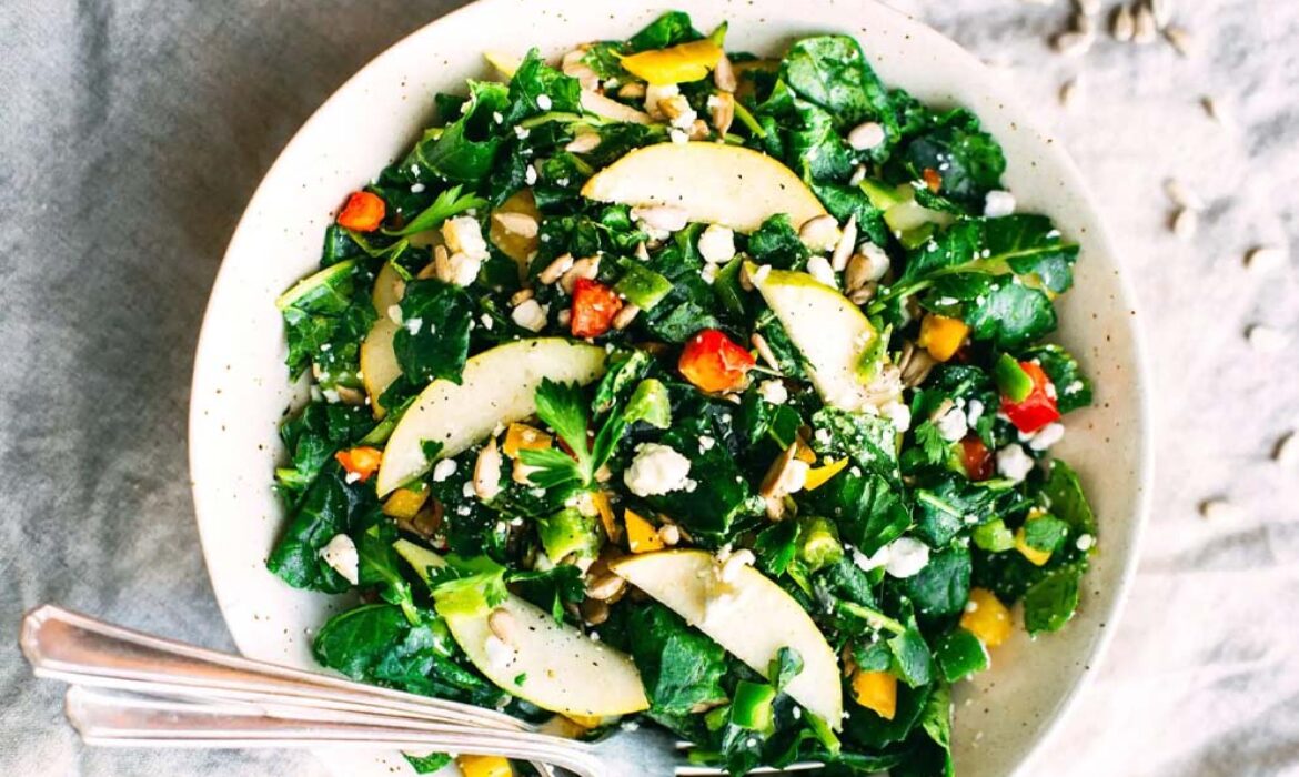 Dairiday recipe Kale Apple Cheese Salad