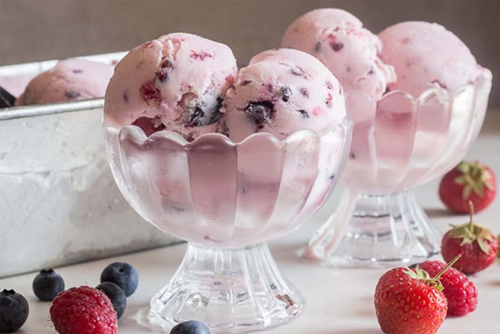 Dairiday recipe Mixed Berries Yogurt Ice Cream