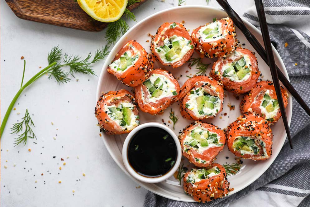 Dairiday recipe Smoked Salmon Rolls